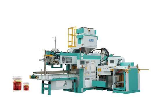 Vollautomatische Verpackmaschine 5-25KG für Reis、 Bohnen、 Sugar And So On, lamellierte gesponnene Tasche
