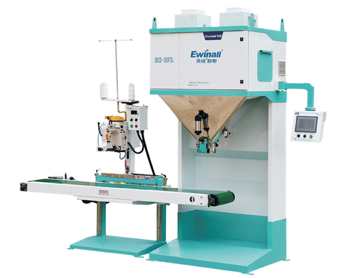Des Trichter-1.1KW 2 verpackende Hochgeschwindigkeitsskala Korn-Taschen-der Füllmaschine-950KG