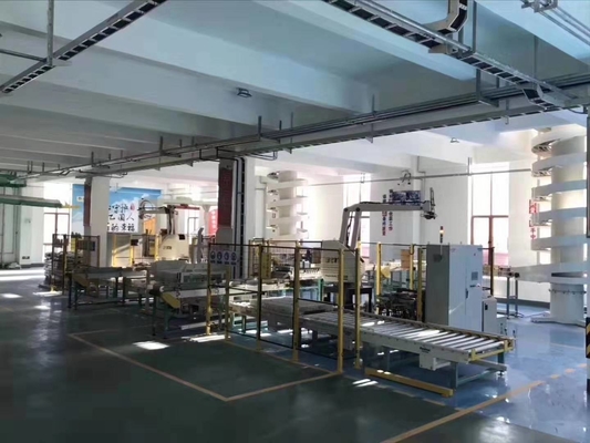 100NL/Min Robotic Bag Palletizer Industrial, das automatisches Palettierungssystem PLC verpackt