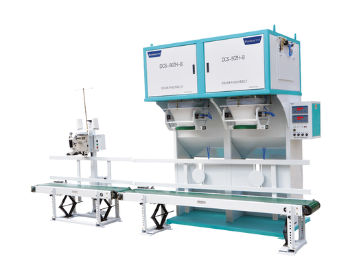 Tierfutter-Verpackungsmaschine 25kg der doppelten Skala-1.85KW zu 50kg