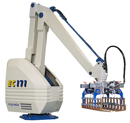 Industrielle Karton-Kasten-Verpackungsmaschine Palletizer Eco tasche 4KVA 100m3/H Roboterautomatische