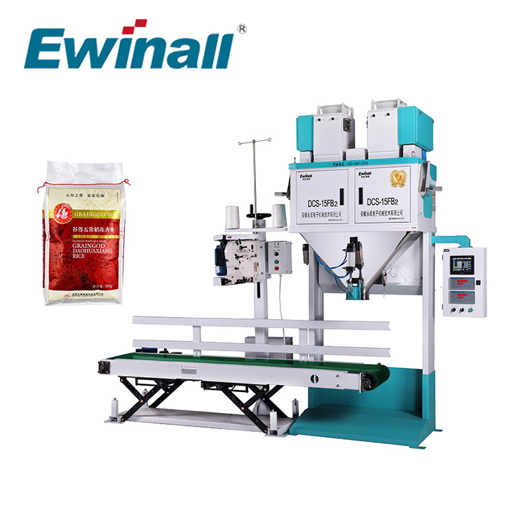 DCS-15FB2 Ewinall Farbbildschirm-Reismühle-Korn-Reis-Verpackungsmaschine 2.5kg - 15 Kilogramm