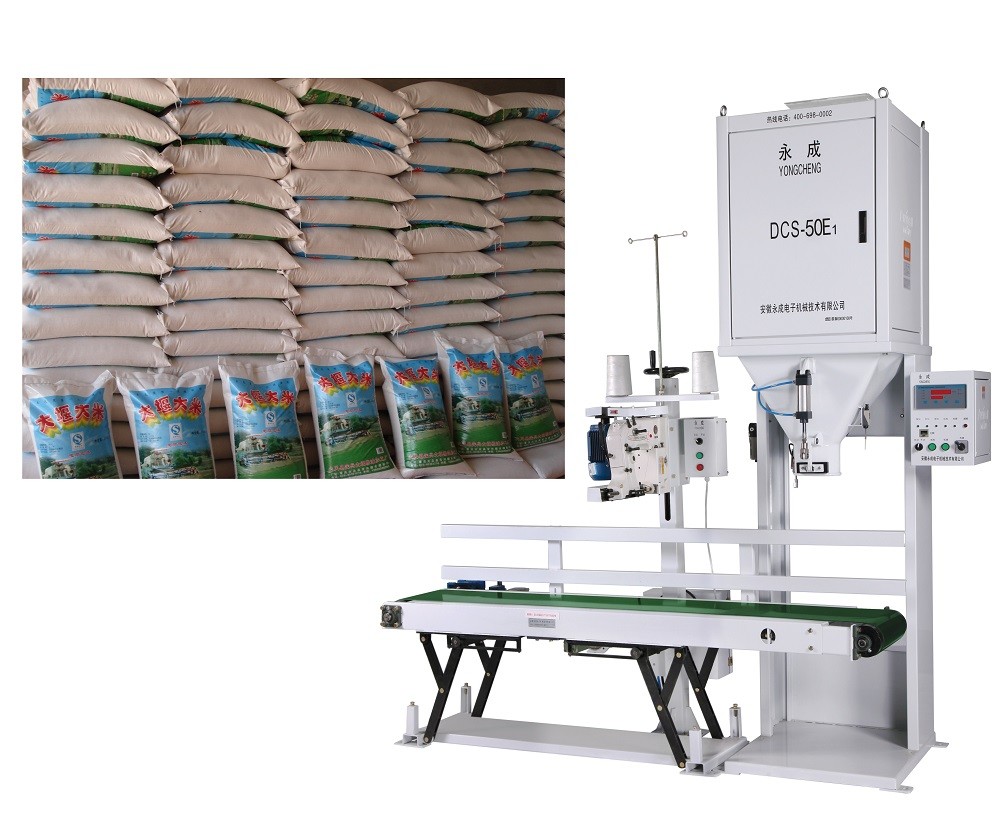 Skala-Maschinen-halb automatisches Körnchen-Füllmaschine PET QEMS 0.4MPa verpackendes