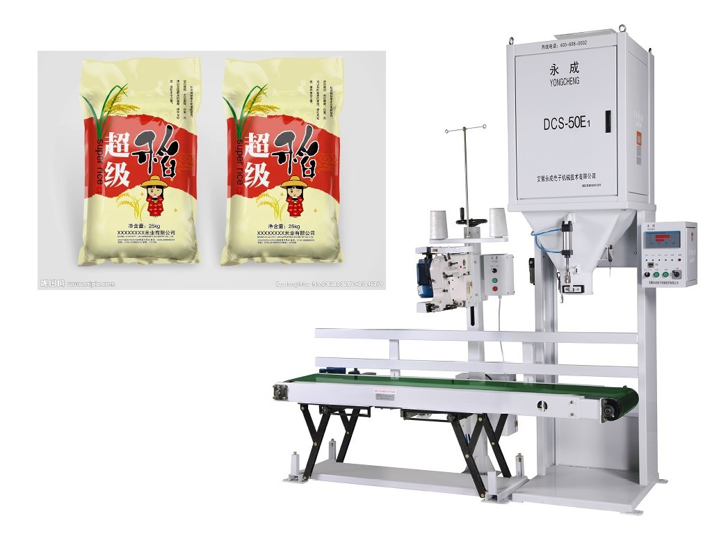 Nuss-automatisches Impuls-Verpackungsmaschine PET der Taschen-25kg eine Messdose