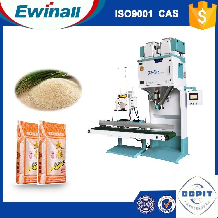 Reis-Verpackungsmaschine 5 - automatisches Anheben des Hochgeschwindigkeitsförderer-50kg
